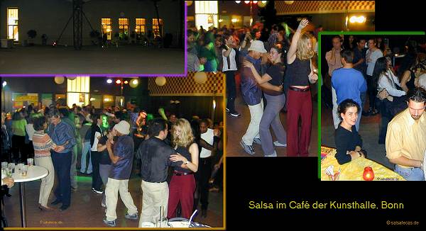 Salsa im Cafй der Kunsthalle in Bonn - anklicken zum Vergrцяern - click to enlarge